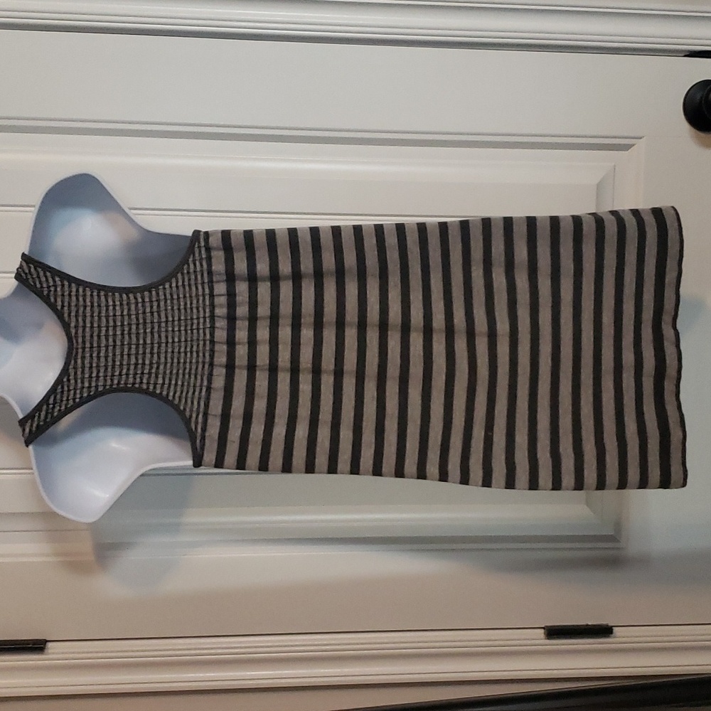 Striped Racerback Mini Dress - Picture 2 of 4
